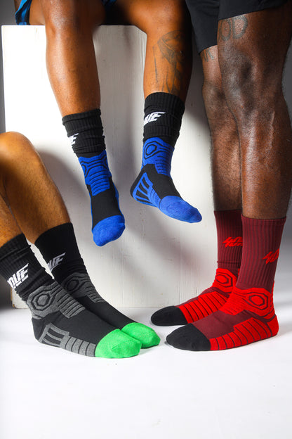 TURBO Socks - Maroon/Red