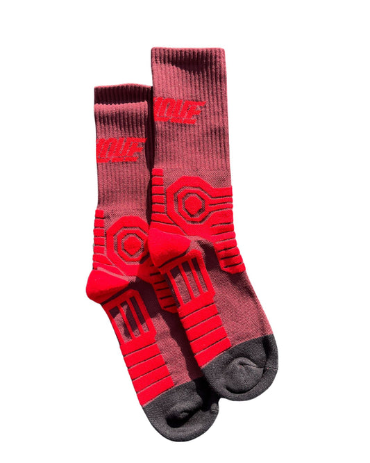 TURBO Socks - Maroon/Red